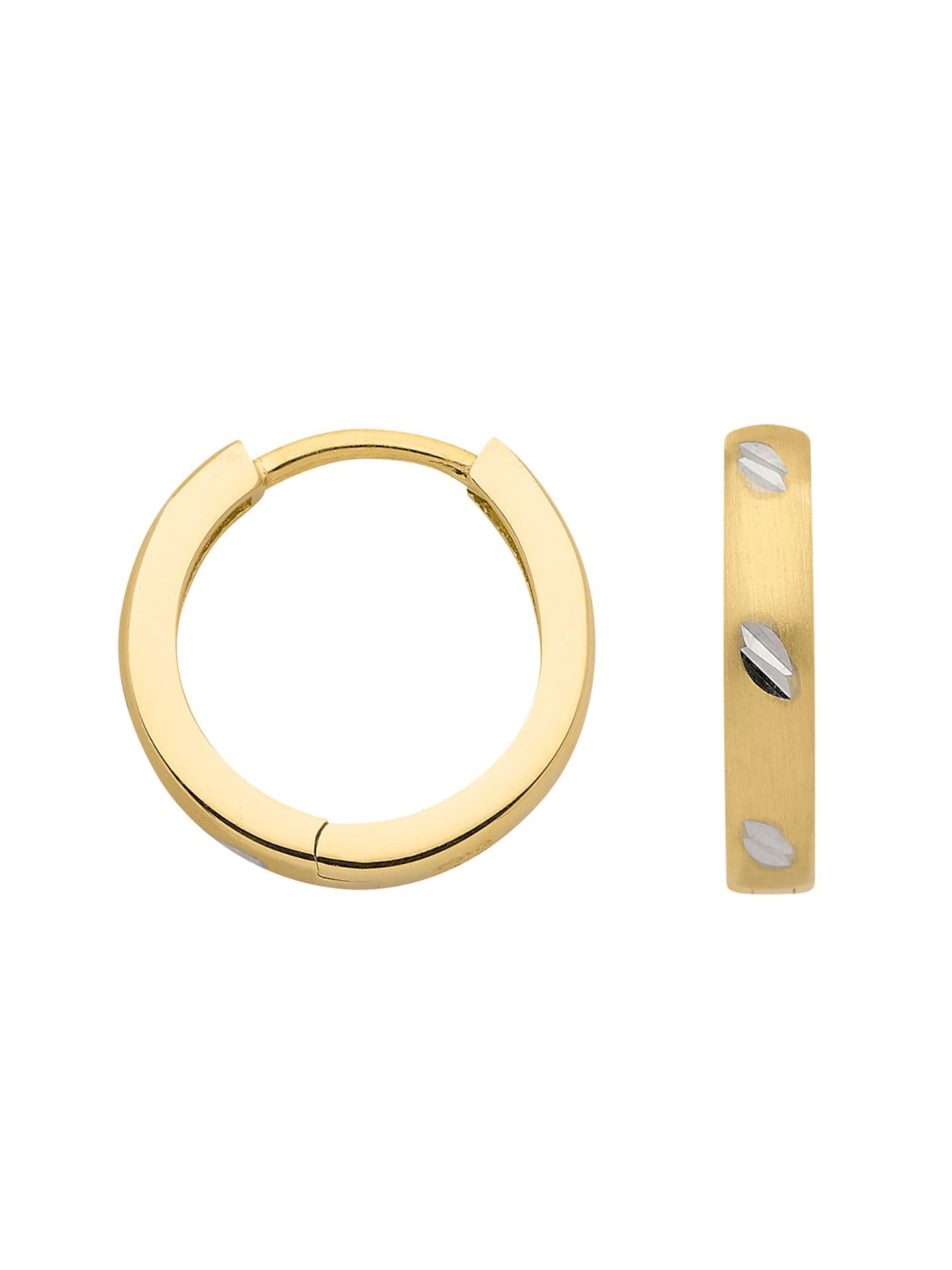 Adelia´s Ohrringe in Gold: Vorderseite