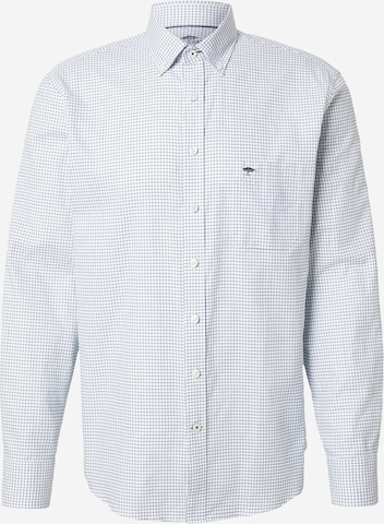 FYNCH-HATTON Button Up Shirt in White: front