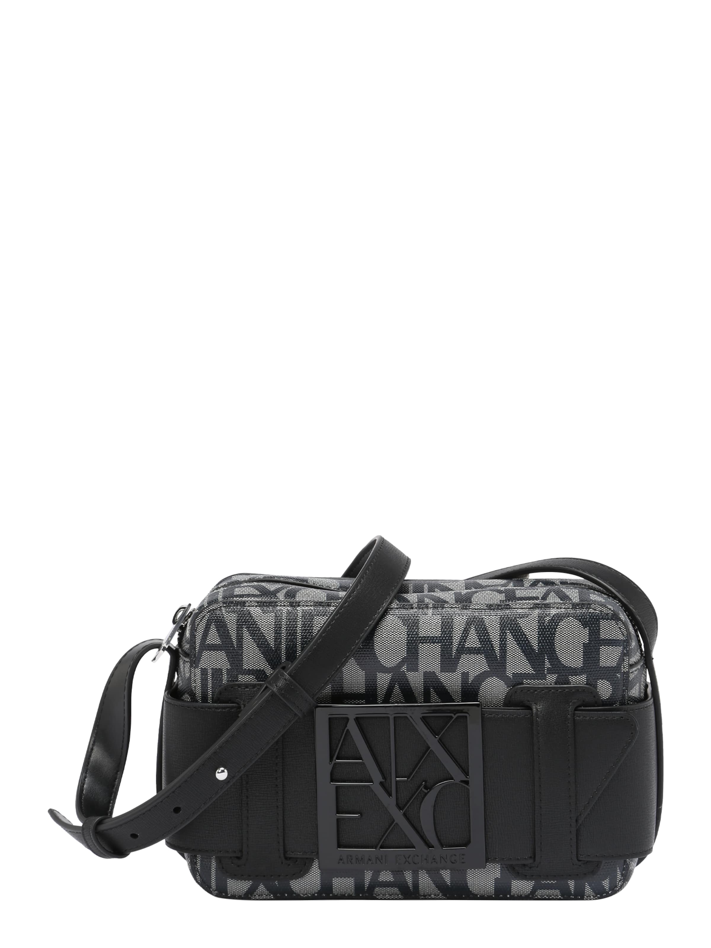 Borsa a tracolla di ARMANI EXCHANGE in nero: frontale