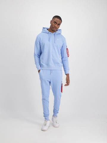 ALPHA INDUSTRIES Sweatshirt 'X-Fit' i blå