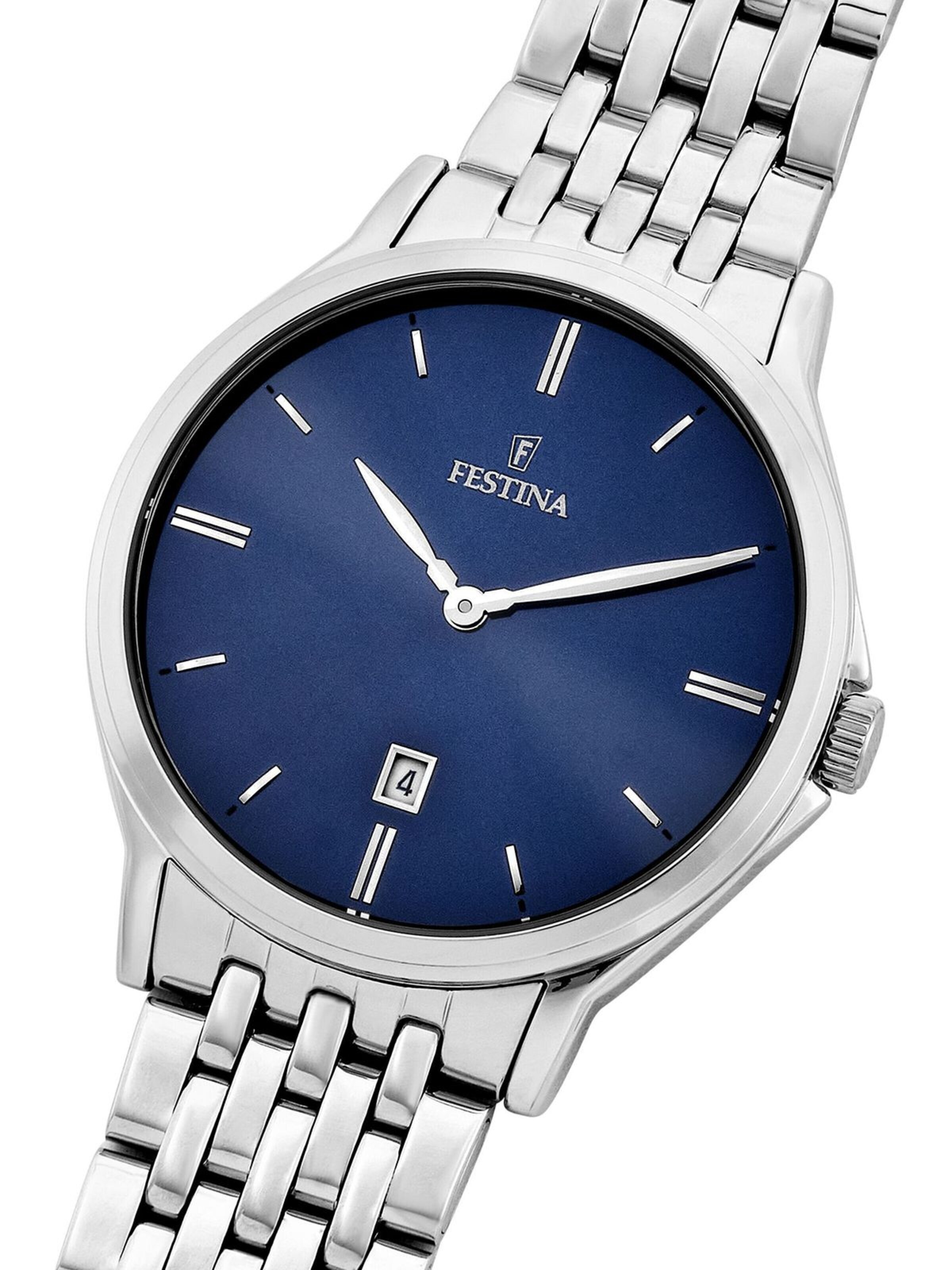 FESTINA Analoog horloge 'Chronograph ACERO CLASICO' in Blauw