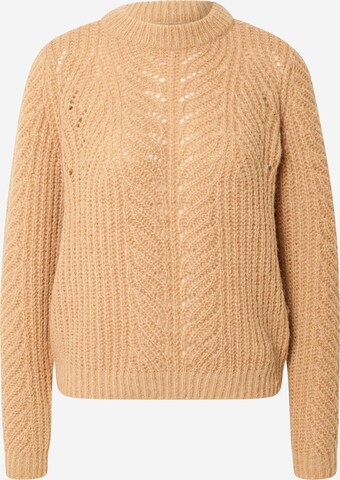 PIECES Pullover 'Fire' i brun: forside