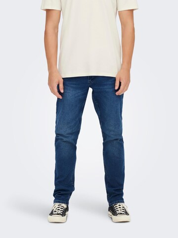 Only & Sons Regular Jeans 'Weft' in Blau: Vorderseite
