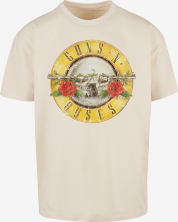 F4NT4STIC Shirt 'Guns 'n' Roses ' in Beige: front