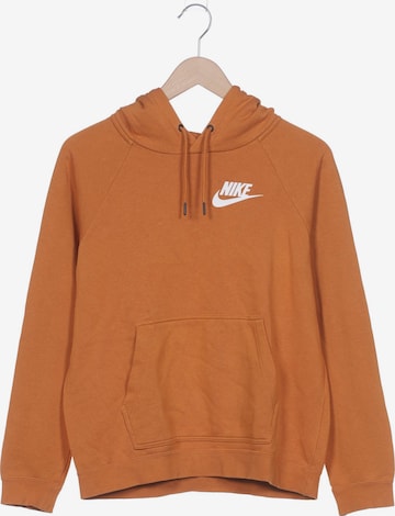 NIKE Sweatshirt & Zip-Up Hoodie in M in Orange: front