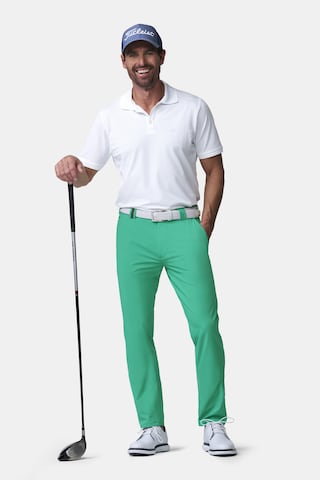 MEYER Slim fit Chino trousers in Green