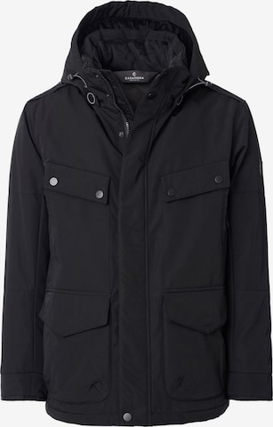 CASAMODA Between-season jacket 'Basic' in Black: front