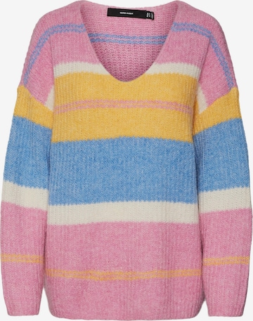 VERO MODA Sweter 'JULIE' w kolorze mieszane kolory: przód