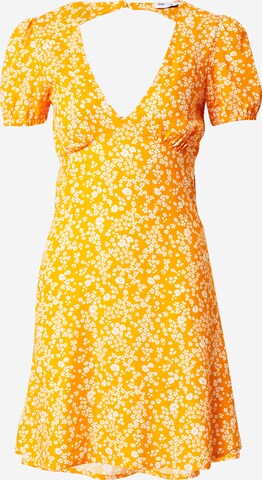 dzeltens Tally Weijl Vasaras kleita: no priekšpuses
