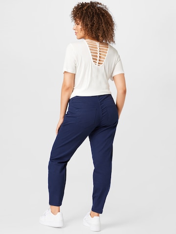 Vero Moda Curve - regular Pantalón chino 'HOT SEVEN' en azul