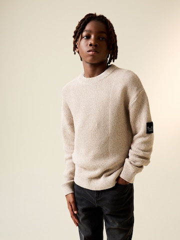 Pull-over Next en beige : devant