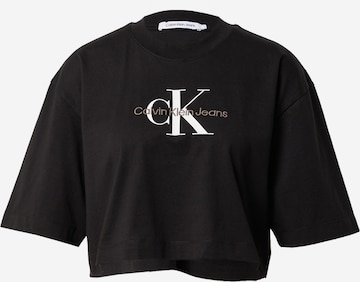 Maglietta di Calvin Klein Jeans in nero: frontale