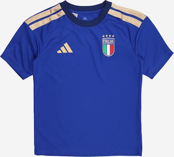 ADIDAS PERFORMANCE Toiminnallinen paita 'FIGC' värissä sininen: etupuoli