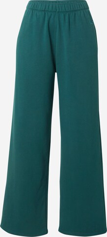 HOLLISTER Wide leg Trousers in Green: front