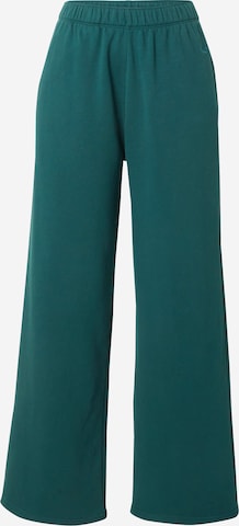 Wide leg Pantaloni de la HOLLISTER pe verde: față