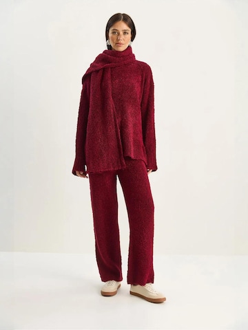 Bianco Lucci Broekpak in Rood: voorkant