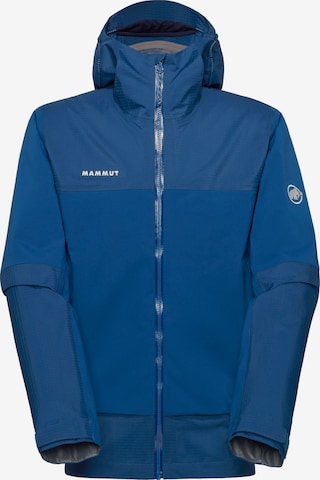 MAMMUT Outdoor jacket in Blue: front