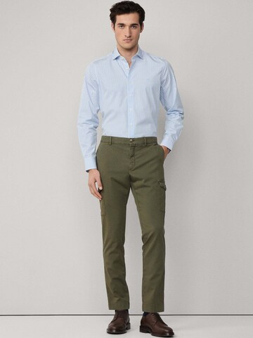 Coupe slim Chemise Hackett London en bleu