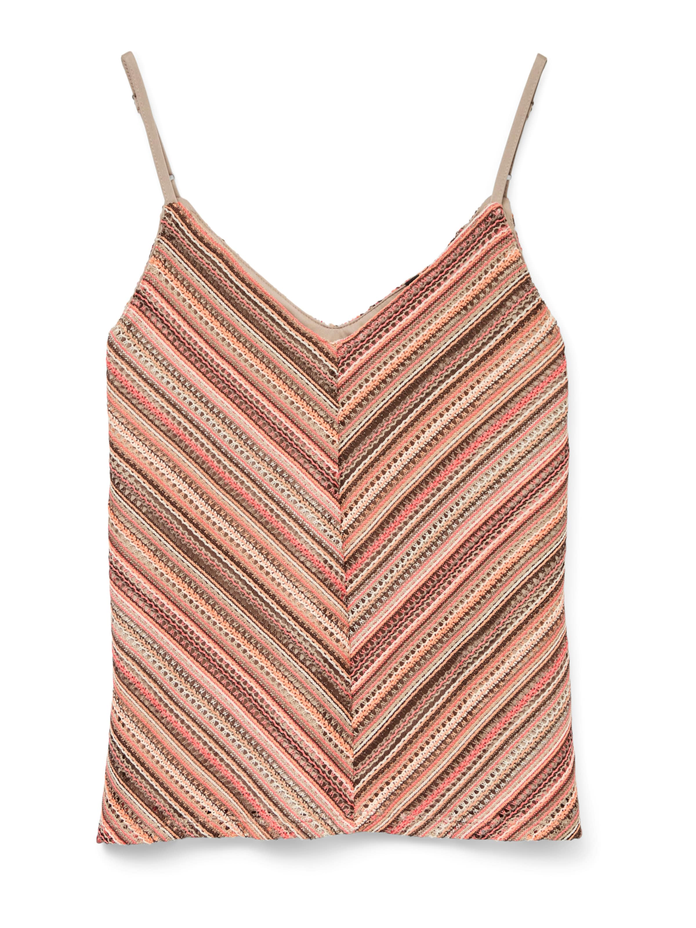 Vero Moda Petite - Top de punto 'VMDEMI' en rojo: frente