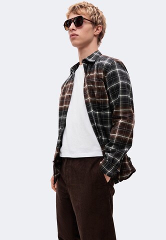 Regular Pantalon QS en marron