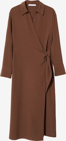 MANGO Shirt Dress 'Toto' in Brown: front