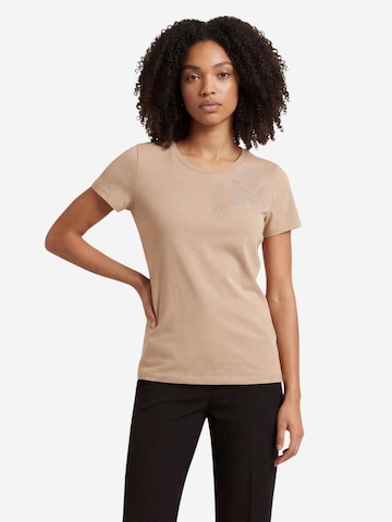 Top 'ECS MODA TA6155 JS923' di Liu Jo in beige: frontale