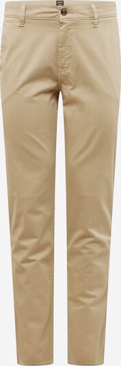 BOSS Pantalon chino en beige, Vue avec produit