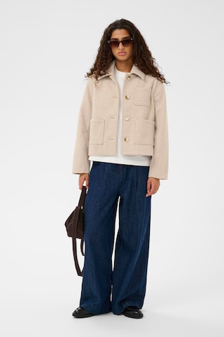 SOAKED IN LUXURY Tussenjas 'SLZephyr' in Beige