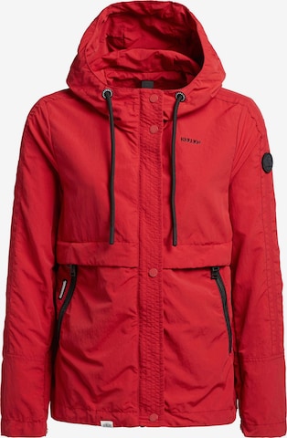 khujo Between-Season Jacket in Red: front