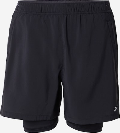 Reebok Sportske hlače u siva / crna, Pregled proizvoda