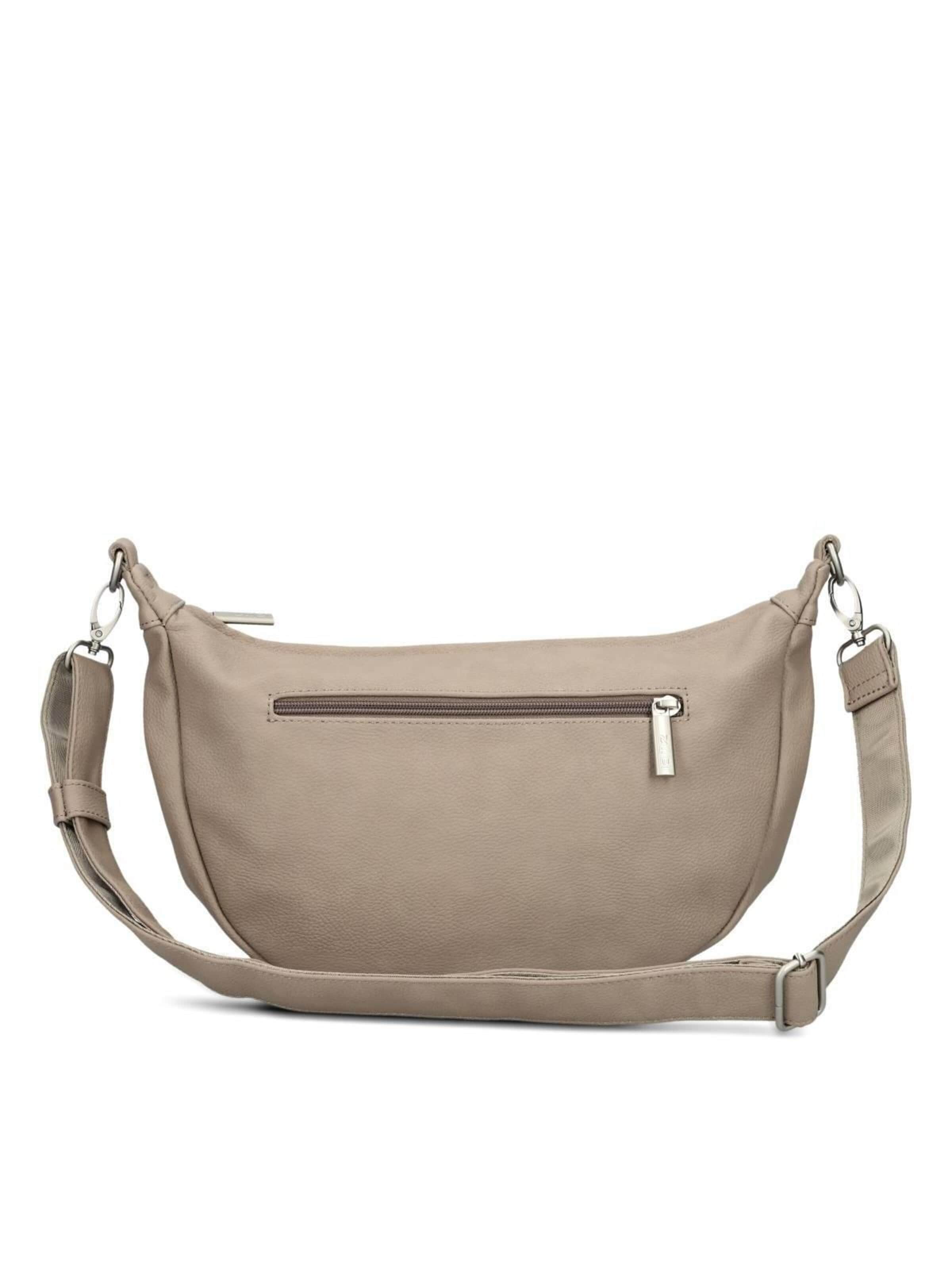 ZWEI Handtas 'MADEMOISELLE.M M70' in Bruin