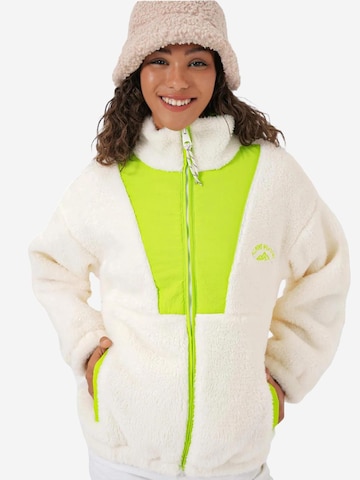 Bigdart Fleece jacket in White: front