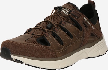 Baskets basses Dockers by Gerli en marron : devant