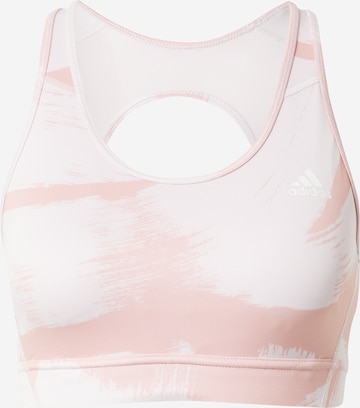 ADIDAS SPORTSWEARBustier Sportski grudnjak - roza boja: prednji dio