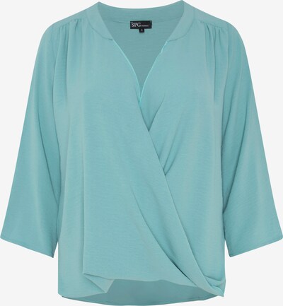 SPGWOMAN Wickelbluse in blau, Produktansicht