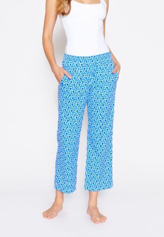 Angels Loosefit Broek in Blauw: voorkant