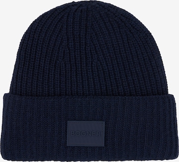 BOGNER Mütze 'Lahrak' in Blau: Vorderseite