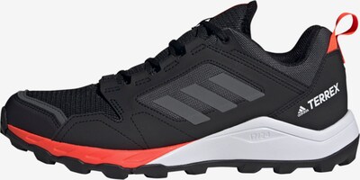 adidas Terrex Laufschuh in anthrazit / silbergrau / orangerot / schwarz / weiß, Produktansicht