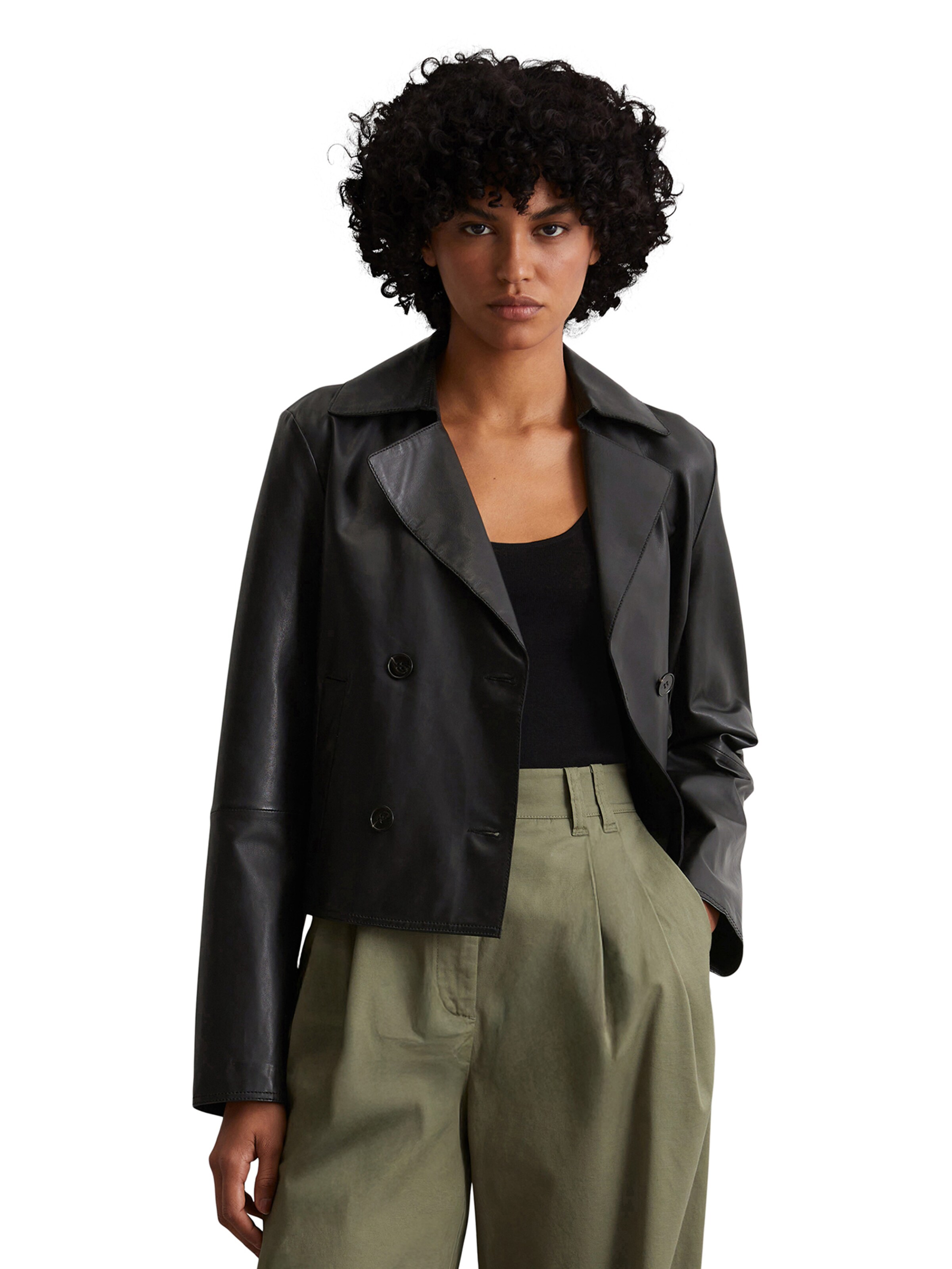 Marc O'Polo Jacke in Schwarz: Vorderseite