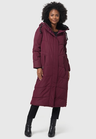 NAVAHOO Winter coat 'Hingucker XIV' in Red: front