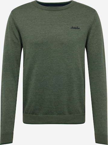 Pulover 'BRANDY' de la JACK & JONES pe verde: față