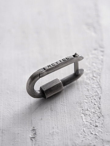 REYTEL Earring 'KARABIN' in Silver: front