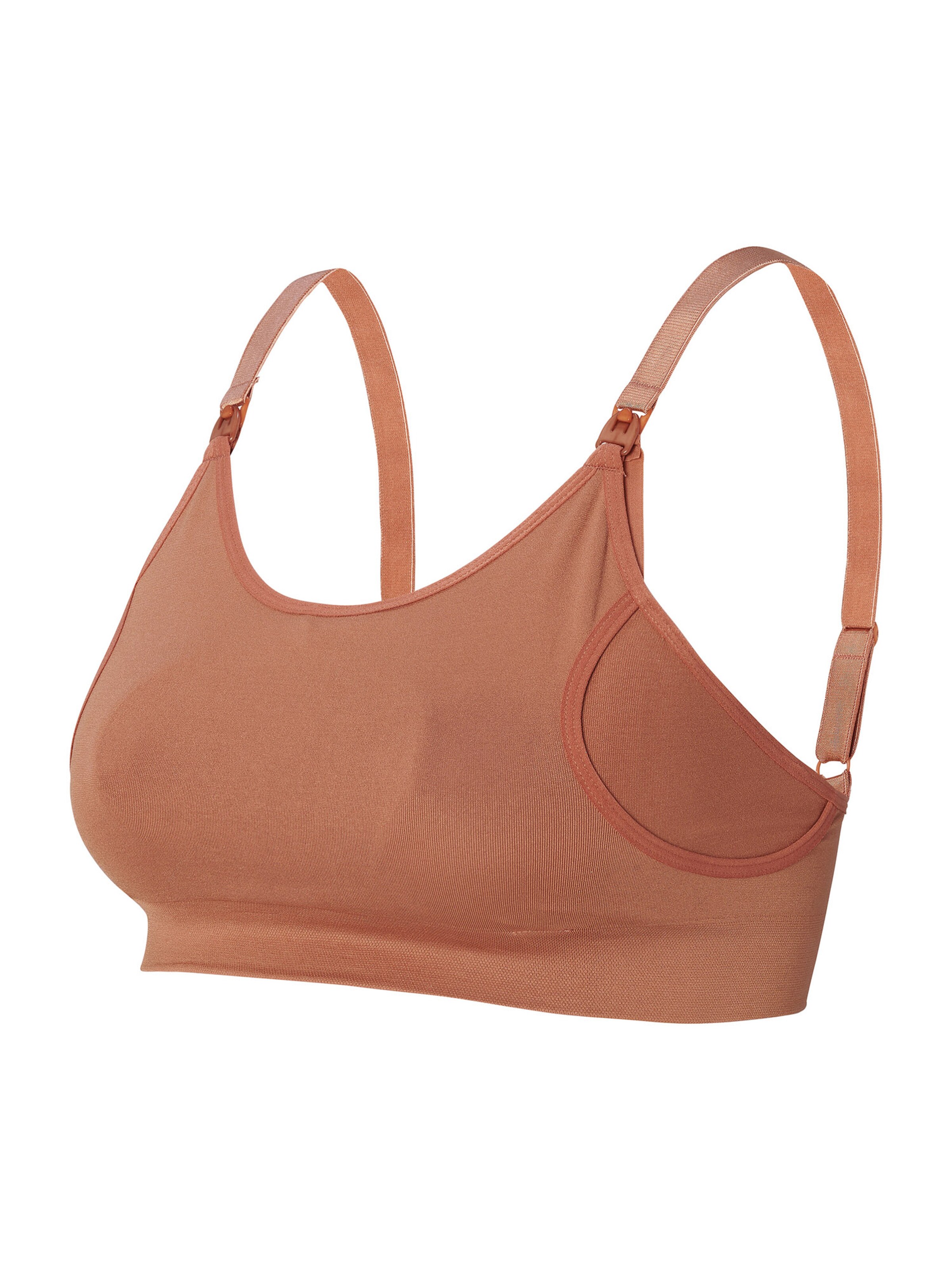 Noppies Bustier Voedingsbh 'Mae' in Bruin: voorkant