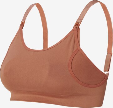 Bustier Soutien-gorge d’allaitement 'Mae' Noppies en marron : devant