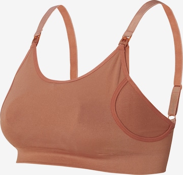 Noppies Bustier BH 'Mae' in Braun: predná strana