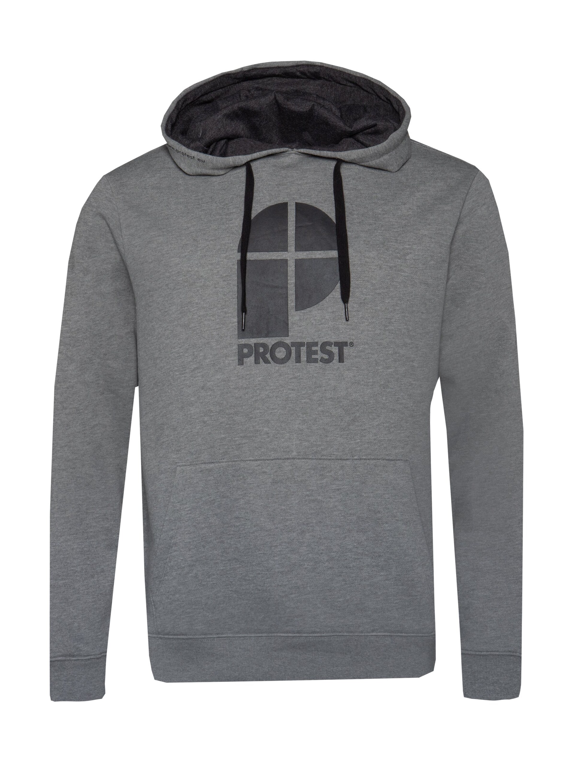 PROTEST Pullover 'CLASSIC LOGO HOODY'‌‌‌‌‌‌‌ in Grau: Vorderseite