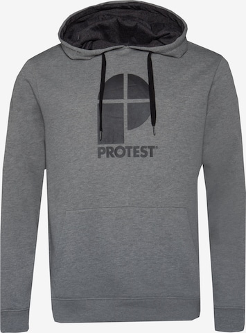 PROTEST Pullover 'CLASSIC LOGO HOODY' in Grau: Vorderseite