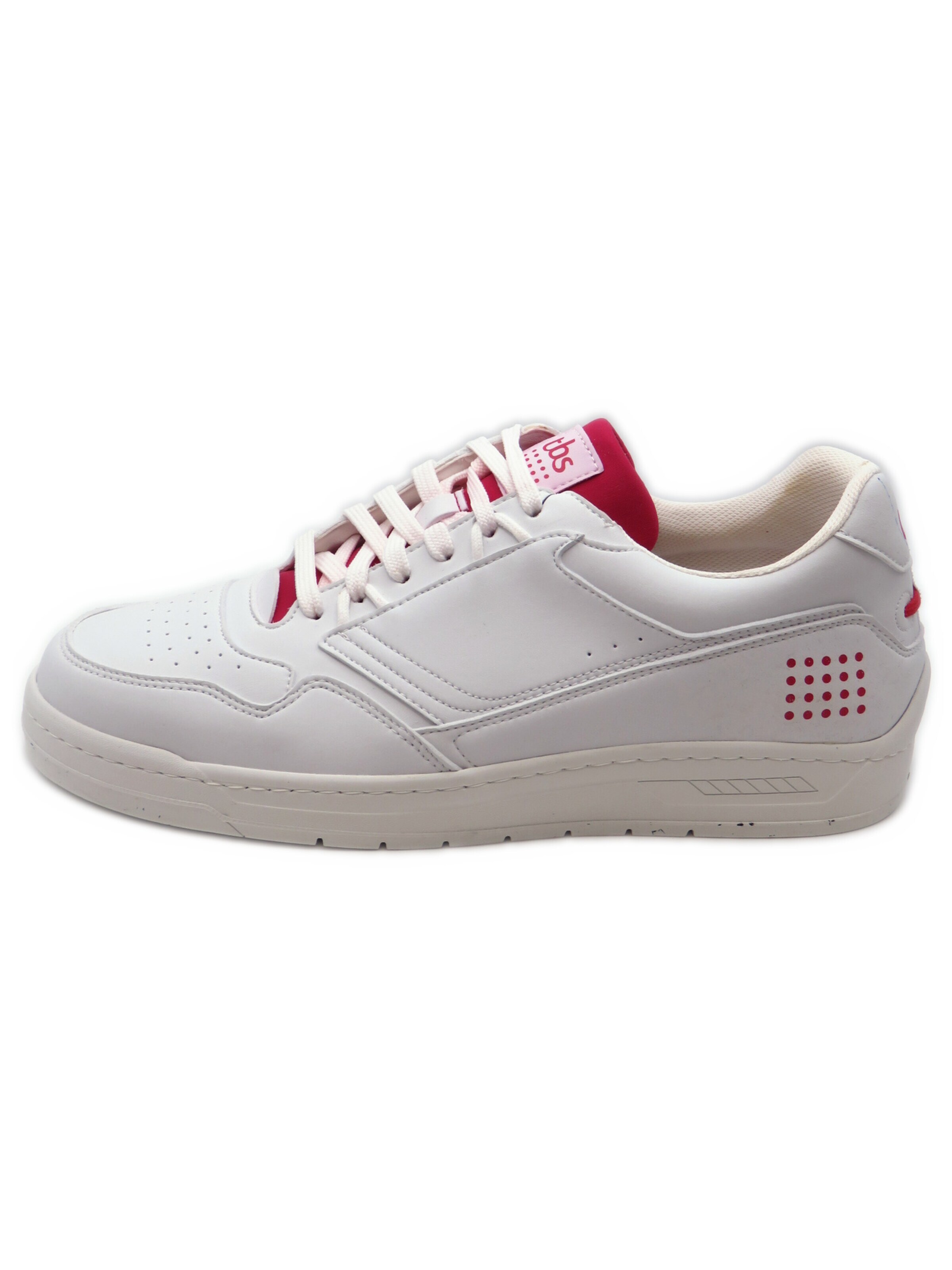 TBS - Calzado deportivo con cordones 'Re-Source' en blanco: frente
