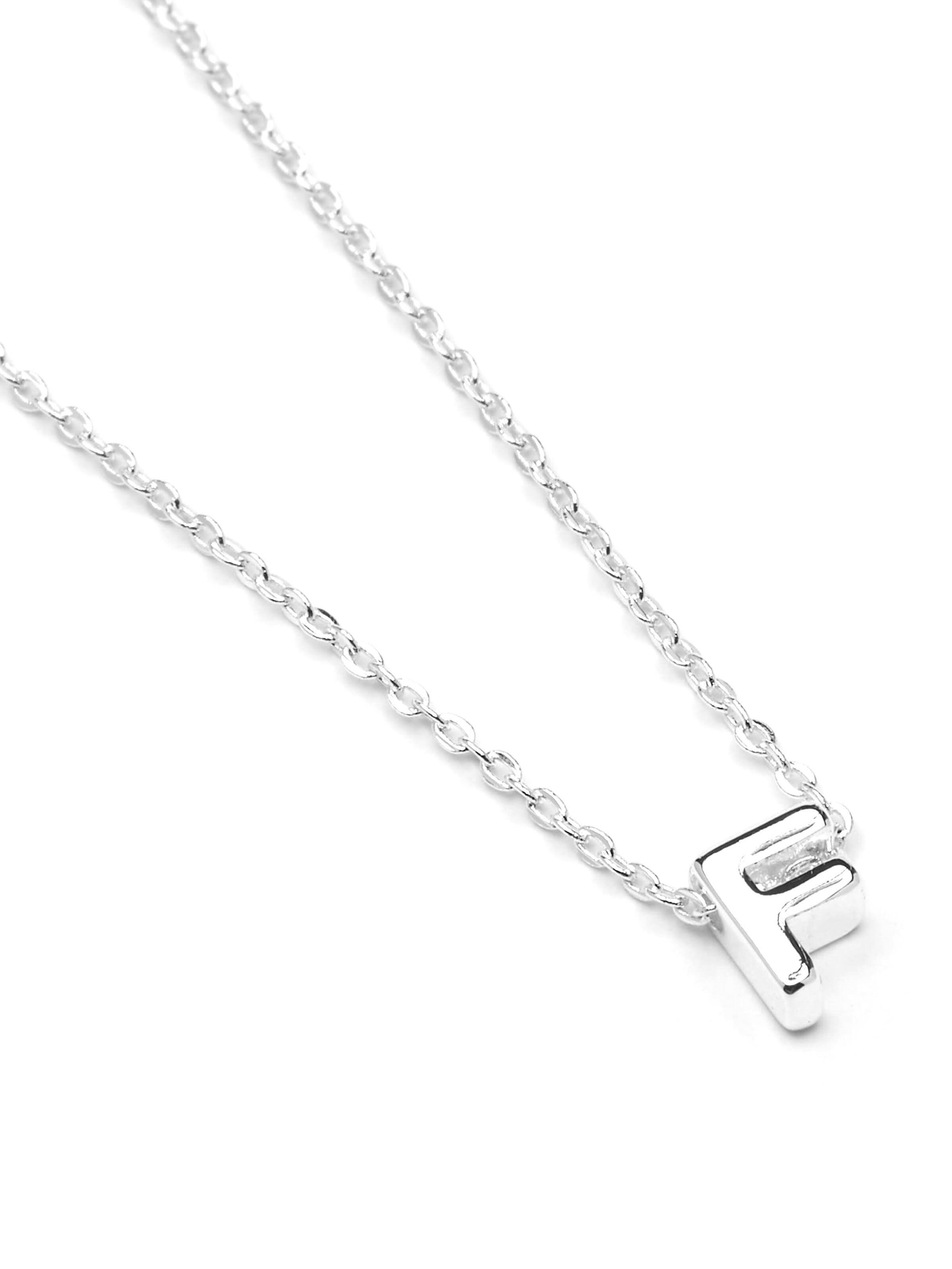 Luxenter Kette 'Alphabet F'‌‌‌‌‌‌‌ in Silber