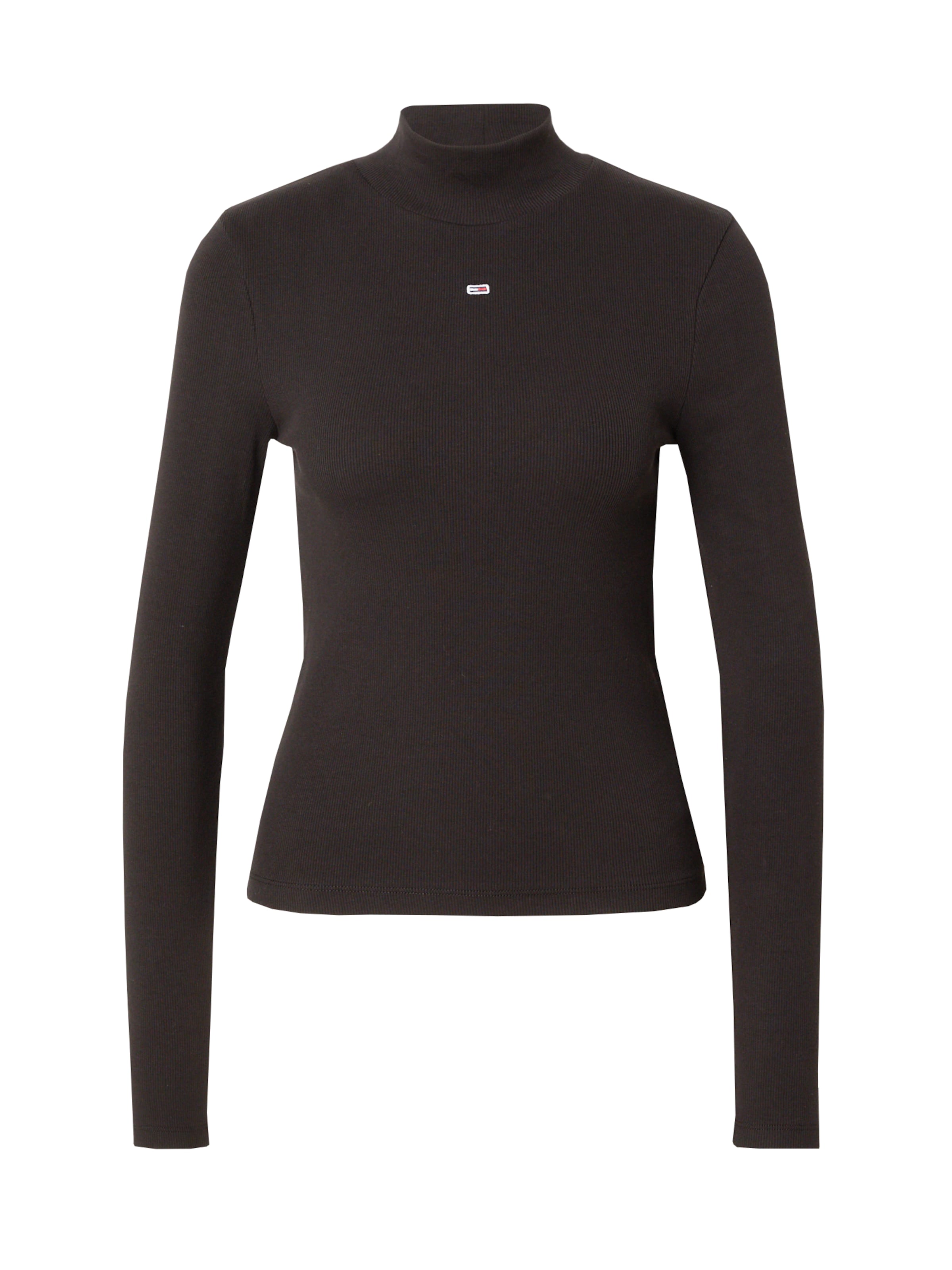 Tommy Jeans Μπλουζάκι 'Essential' σε μαύρο: μπροστά